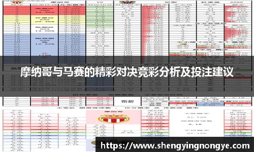 摩纳哥与马赛的精彩对决竞彩分析及投注建议